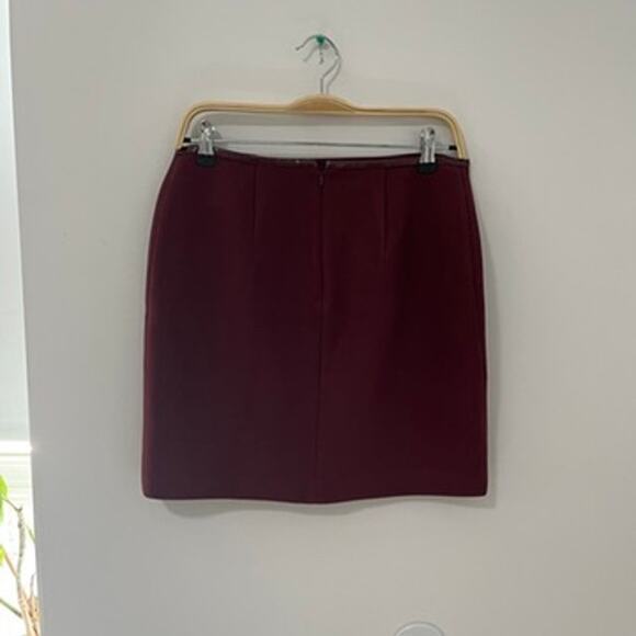 White House Black Market Red Mini Skirt Size 2 - Picture 6 of 6
